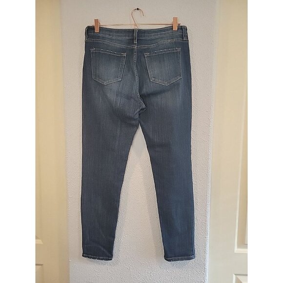 Kancan Jeans Ashlyn Mid Rise Super Skinny Jeans‎ Dark Wash Women's Size 13/30 - Picture 4 of 7